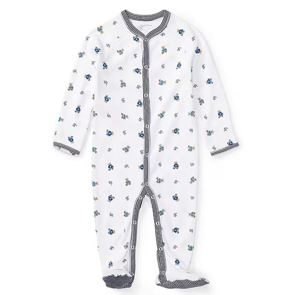 Ralph Lauren White and Blue Kids Pajamas